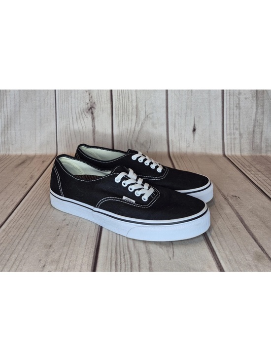 Vans Other - Vans Men’s Size 11.5/ Women’s Size 13 Black White Canvas Skate Shoes